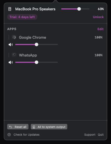 Submix screenshot